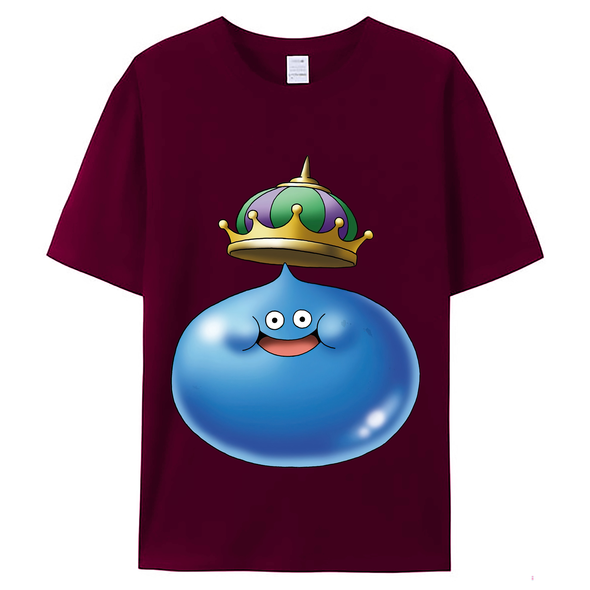 （画像用） ドラゴンクエスト Doragon Kuesuto Dragon Quest レディースカジュアルプリントTシャツ（綿100％）